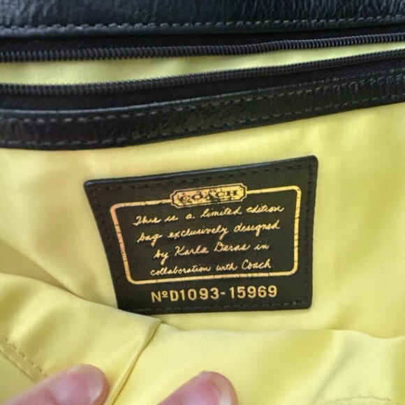 Limited Edition Coach X Karla’s Closet oversized clutch/shoulder bag - Picture 6 of 8